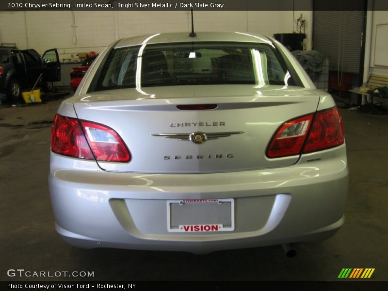 Bright Silver Metallic / Dark Slate Gray 2010 Chrysler Sebring Limited Sedan