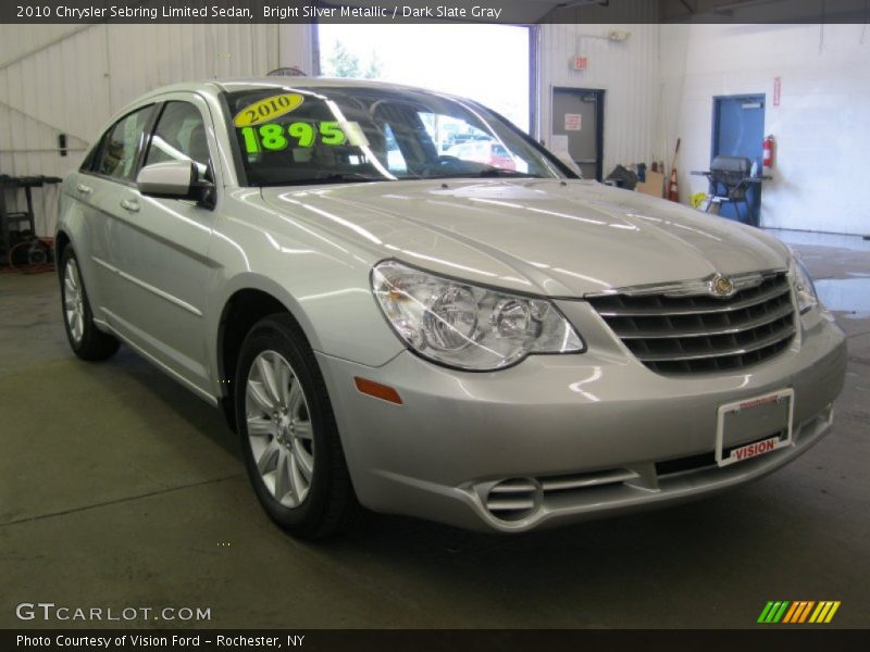 Bright Silver Metallic / Dark Slate Gray 2010 Chrysler Sebring Limited Sedan