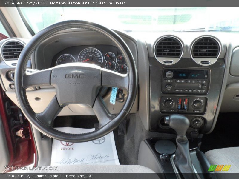 Monterey Maroon Metallic / Medium Pewter 2004 GMC Envoy XL SLE