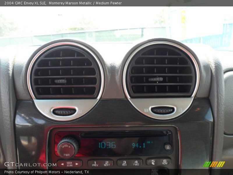 Monterey Maroon Metallic / Medium Pewter 2004 GMC Envoy XL SLE