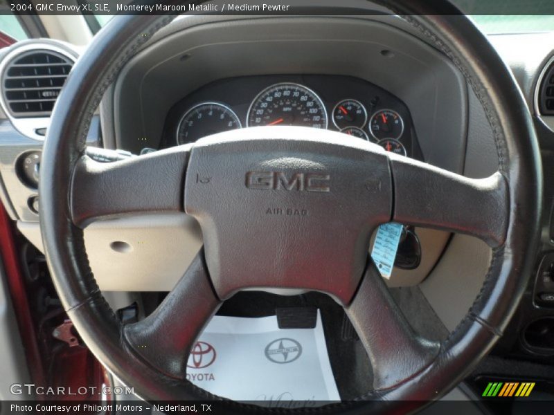 Monterey Maroon Metallic / Medium Pewter 2004 GMC Envoy XL SLE