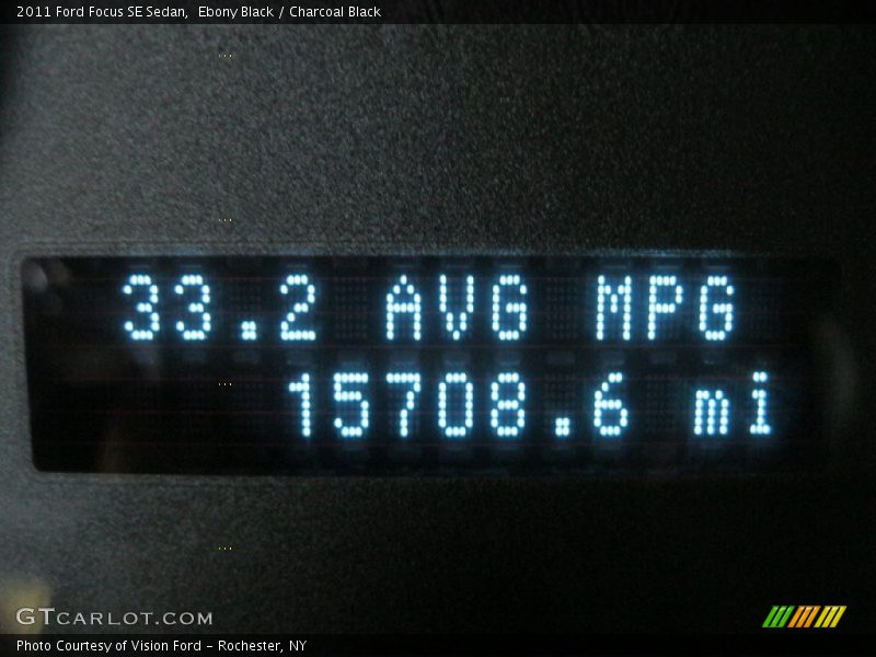 Ebony Black / Charcoal Black 2011 Ford Focus SE Sedan
