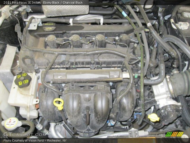 Ebony Black / Charcoal Black 2011 Ford Focus SE Sedan