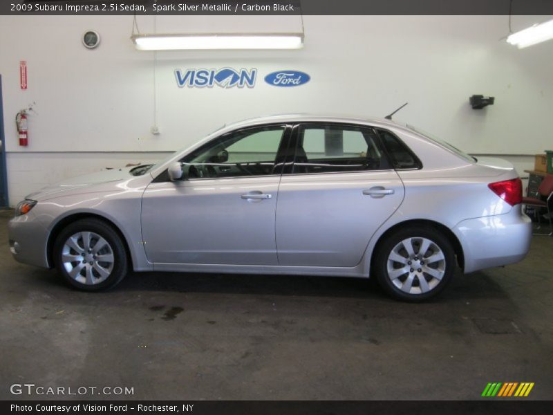 Spark Silver Metallic / Carbon Black 2009 Subaru Impreza 2.5i Sedan