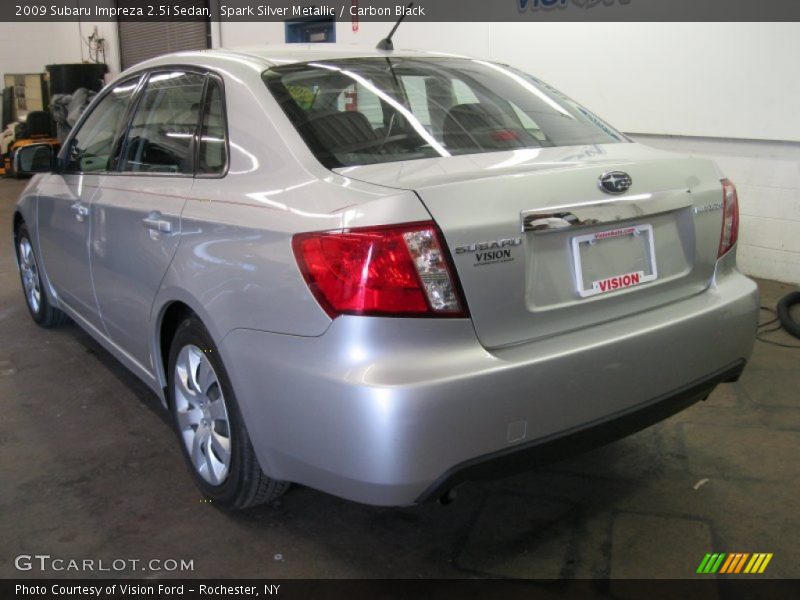 Spark Silver Metallic / Carbon Black 2009 Subaru Impreza 2.5i Sedan