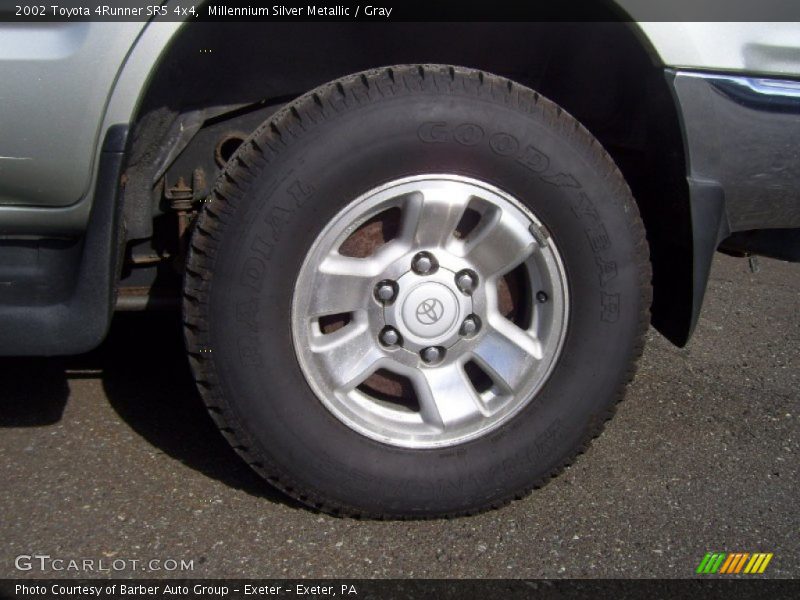 Millennium Silver Metallic / Gray 2002 Toyota 4Runner SR5 4x4