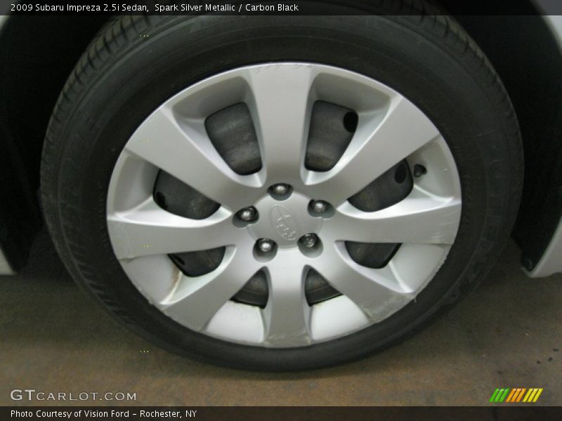 Spark Silver Metallic / Carbon Black 2009 Subaru Impreza 2.5i Sedan