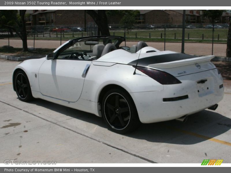 Moonlight White / Frost Leather 2009 Nissan 350Z Touring Roadster