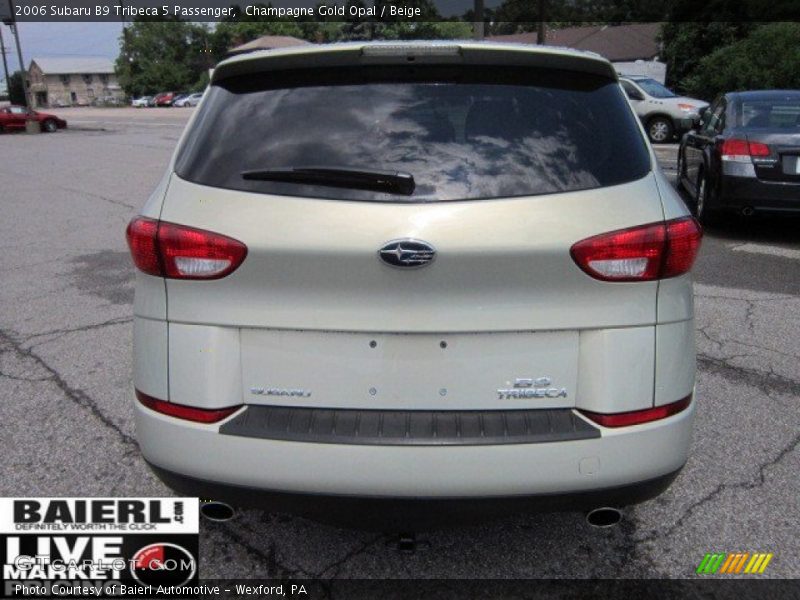 Champagne Gold Opal / Beige 2006 Subaru B9 Tribeca 5 Passenger