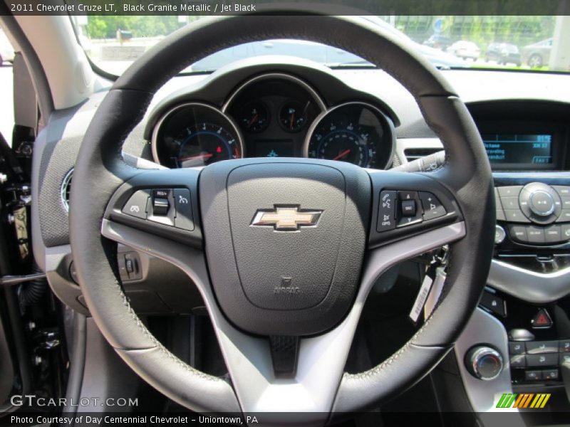 Black Granite Metallic / Jet Black 2011 Chevrolet Cruze LT