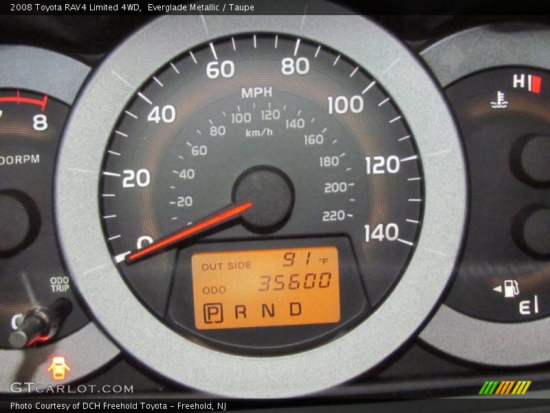 Everglade Metallic / Taupe 2008 Toyota RAV4 Limited 4WD