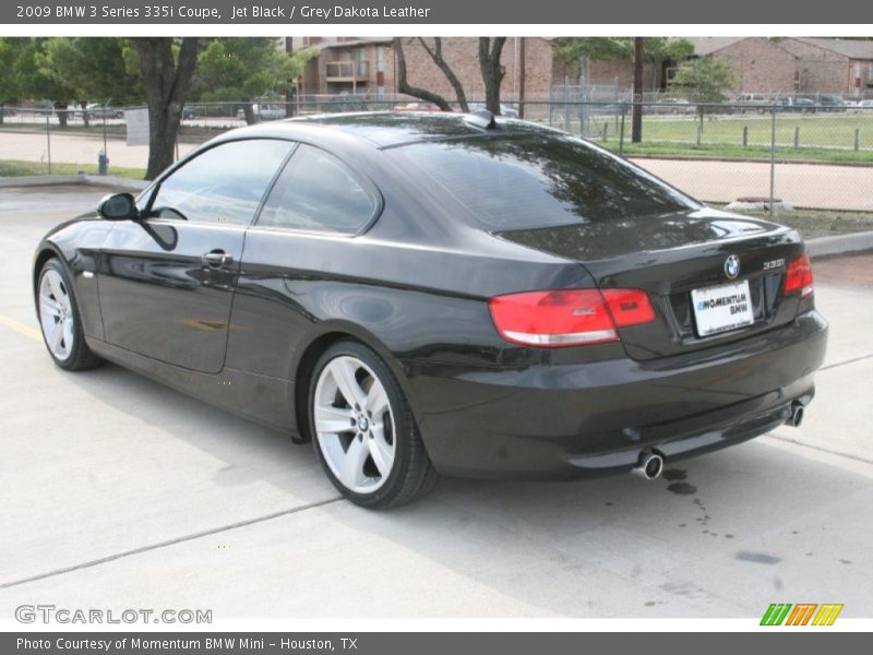 Jet Black / Grey Dakota Leather 2009 BMW 3 Series 335i Coupe