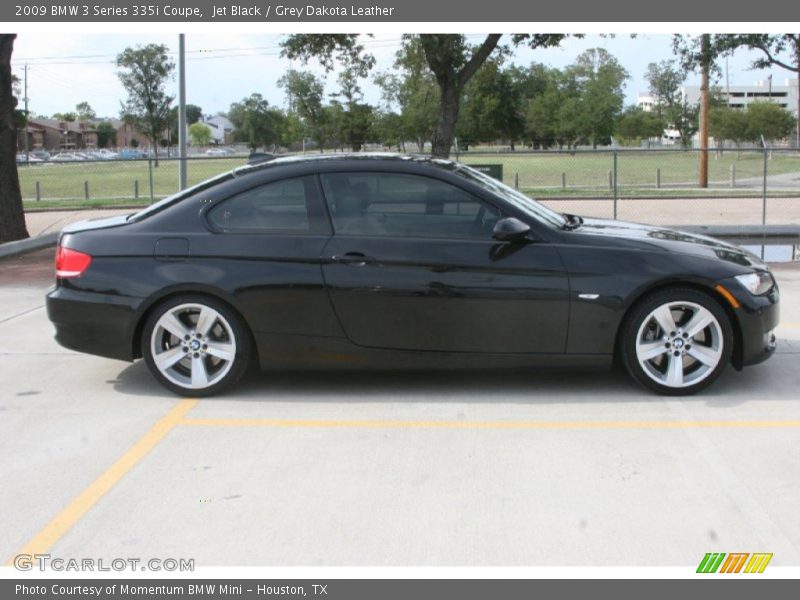 Jet Black / Grey Dakota Leather 2009 BMW 3 Series 335i Coupe