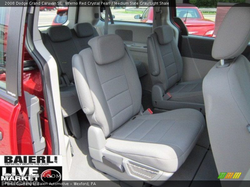 Inferno Red Crystal Pearl / Medium Slate Gray/Light Shale 2008 Dodge Grand Caravan SE