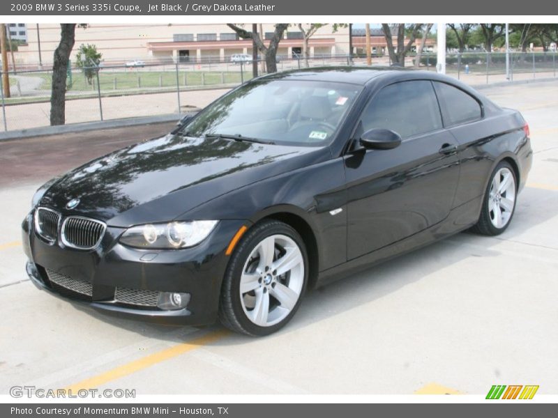 Jet Black / Grey Dakota Leather 2009 BMW 3 Series 335i Coupe