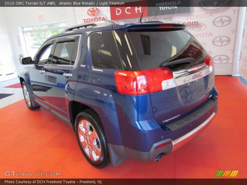 Atlantic Blue Metallic / Light Titanium 2010 GMC Terrain SLT AWD