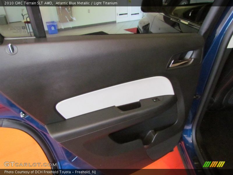 Atlantic Blue Metallic / Light Titanium 2010 GMC Terrain SLT AWD