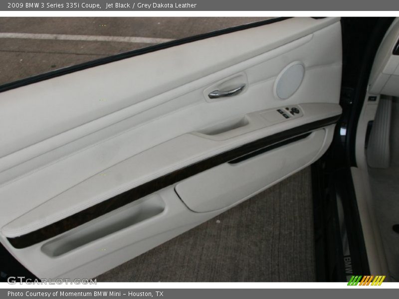Jet Black / Grey Dakota Leather 2009 BMW 3 Series 335i Coupe