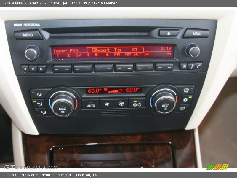 Jet Black / Grey Dakota Leather 2009 BMW 3 Series 335i Coupe