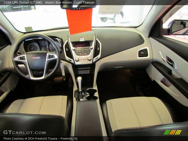 Atlantic Blue Metallic / Light Titanium 2010 GMC Terrain SLT AWD