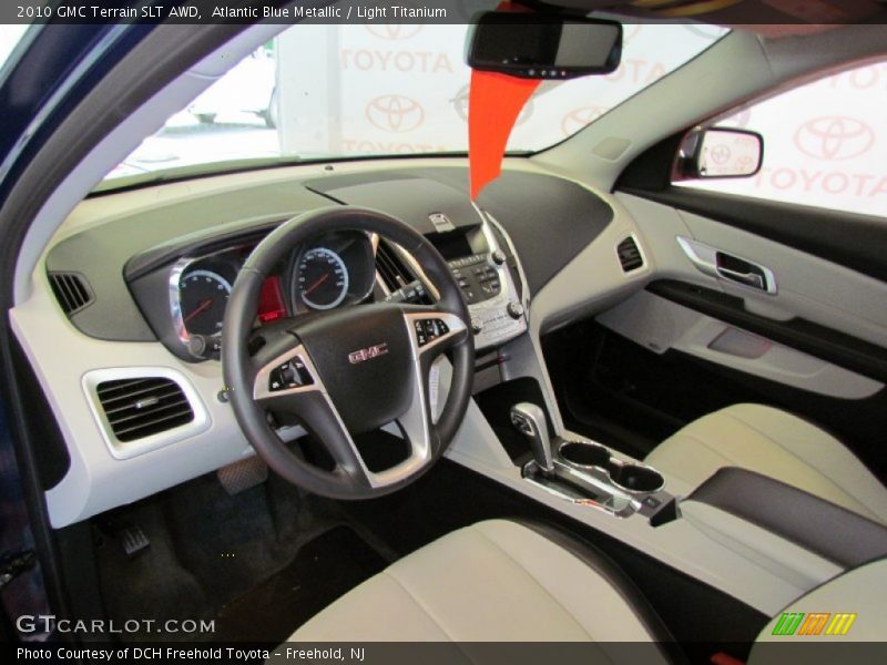 Atlantic Blue Metallic / Light Titanium 2010 GMC Terrain SLT AWD
