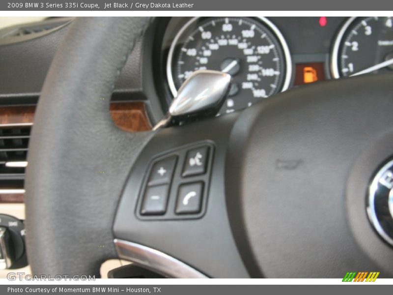 Jet Black / Grey Dakota Leather 2009 BMW 3 Series 335i Coupe