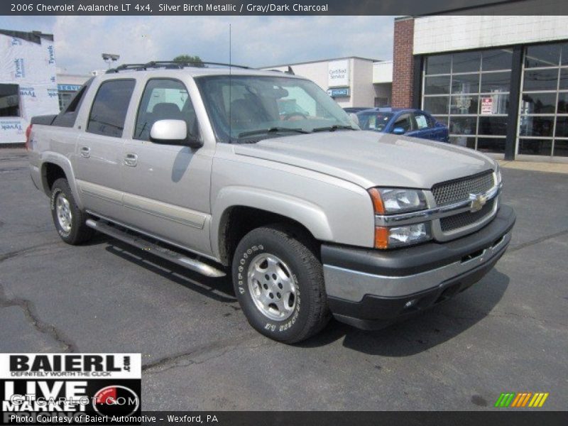 Silver Birch Metallic / Gray/Dark Charcoal 2006 Chevrolet Avalanche LT 4x4