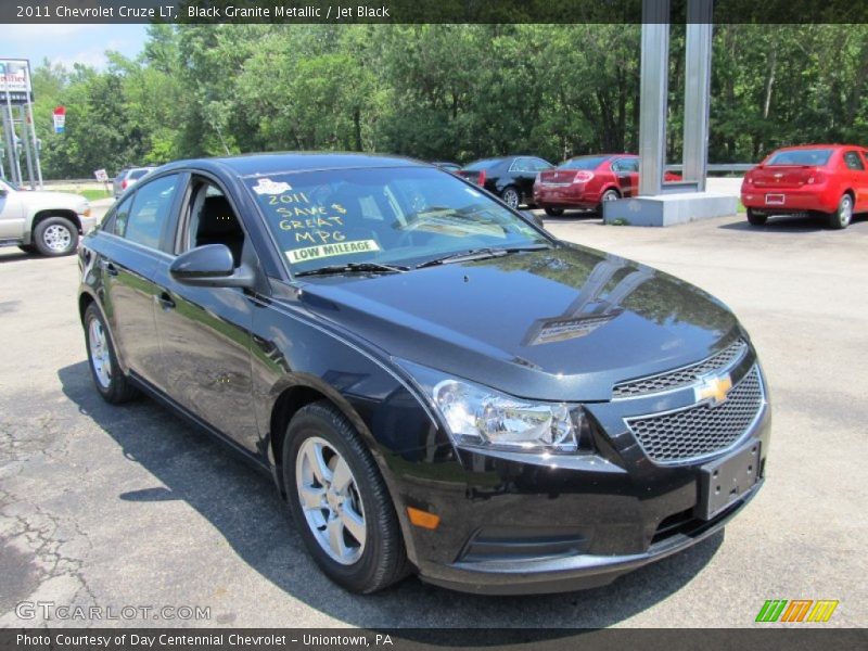 Black Granite Metallic / Jet Black 2011 Chevrolet Cruze LT