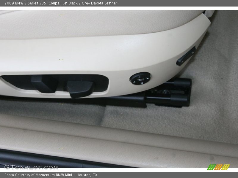 Jet Black / Grey Dakota Leather 2009 BMW 3 Series 335i Coupe