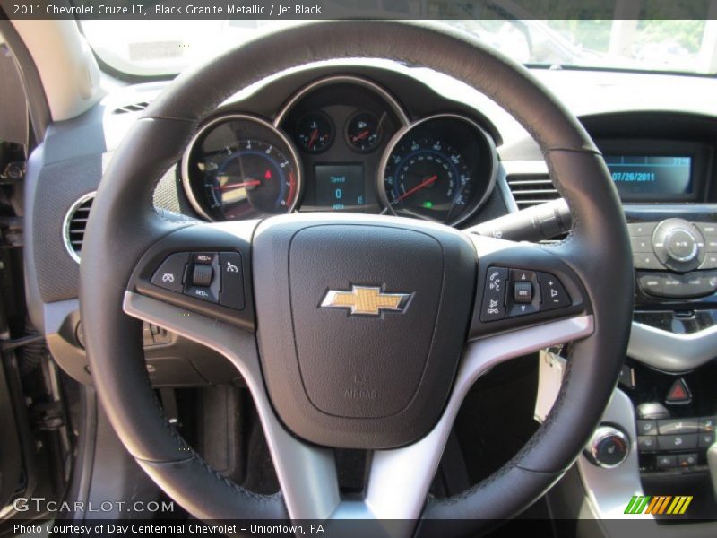 Black Granite Metallic / Jet Black 2011 Chevrolet Cruze LT