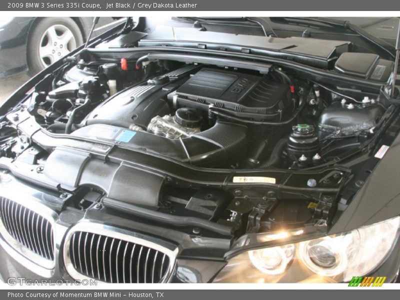 Jet Black / Grey Dakota Leather 2009 BMW 3 Series 335i Coupe