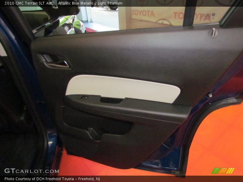 Atlantic Blue Metallic / Light Titanium 2010 GMC Terrain SLT AWD