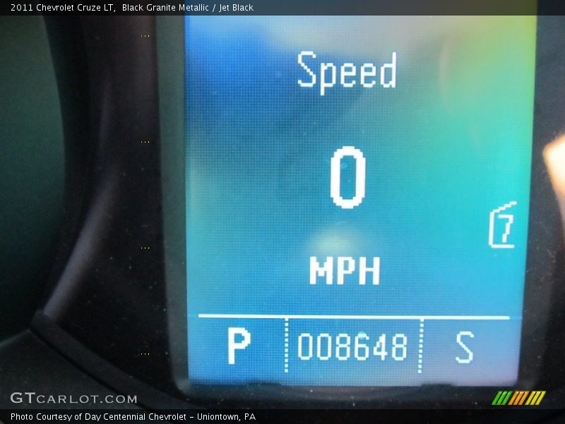 Black Granite Metallic / Jet Black 2011 Chevrolet Cruze LT