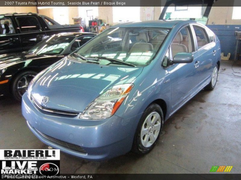 Seaside Blue Pearl / Bisque Beige 2007 Toyota Prius Hybrid Touring