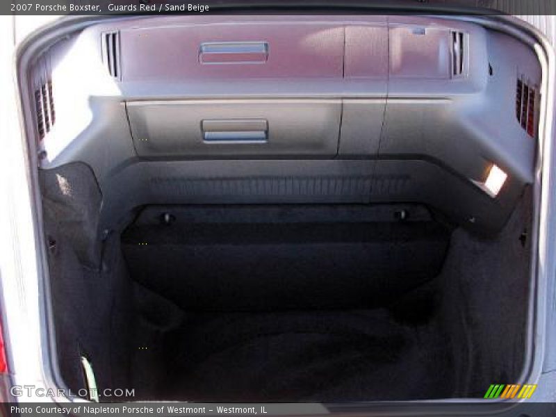 Guards Red / Sand Beige 2007 Porsche Boxster