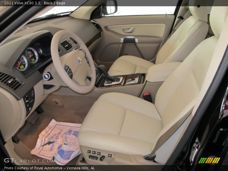 Black / Beige 2011 Volvo XC90 3.2