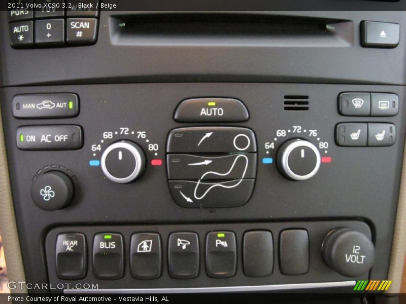 Black / Beige 2011 Volvo XC90 3.2