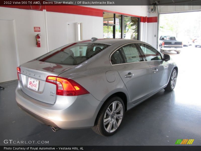 Electric Silver Metallic / Off Black/Anthracite Black 2012 Volvo S60 T6 AWD