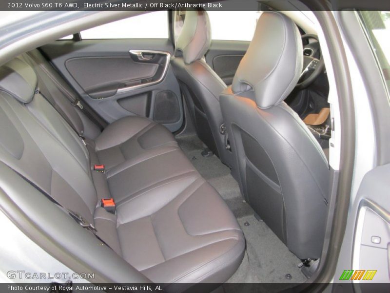  2012 S60 T6 AWD Off Black/Anthracite Black Interior