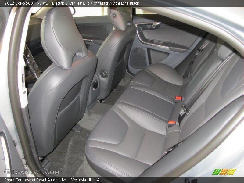  2012 S60 T6 AWD Off Black/Anthracite Black Interior