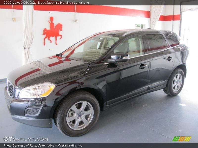 Black Sapphire Metallic / Sandstone 2012 Volvo XC60 3.2