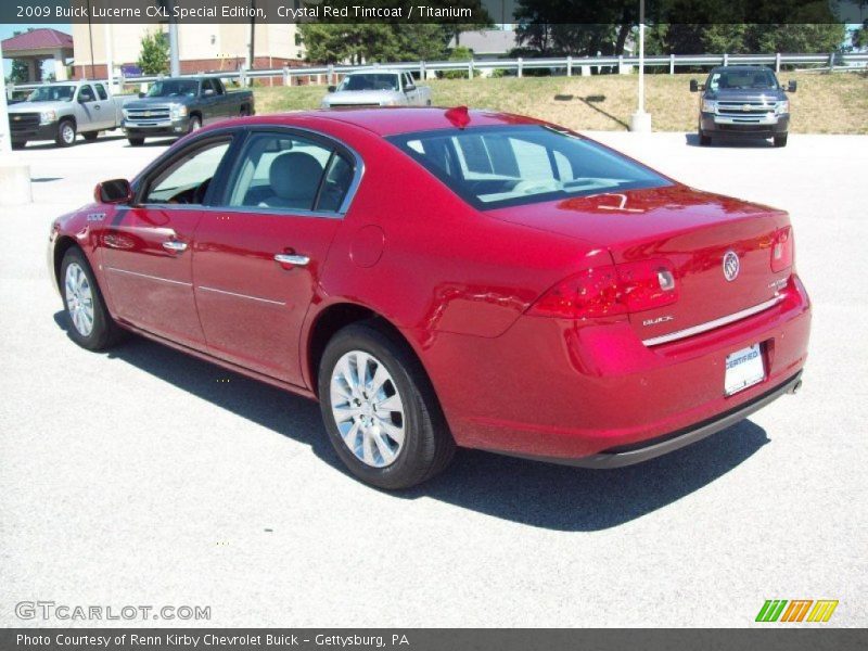 Crystal Red Tintcoat / Titanium 2009 Buick Lucerne CXL Special Edition