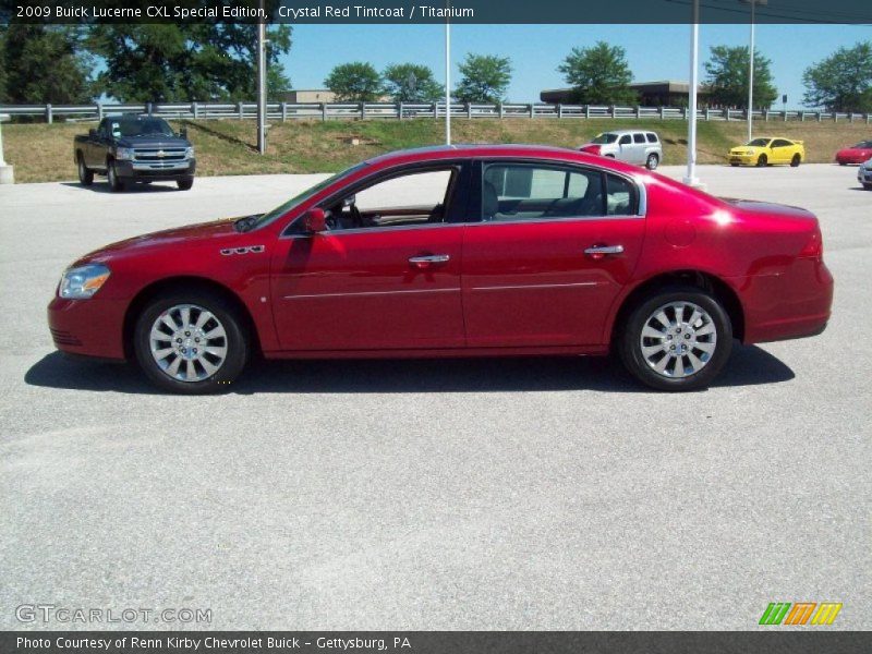  2009 Lucerne CXL Special Edition Crystal Red Tintcoat