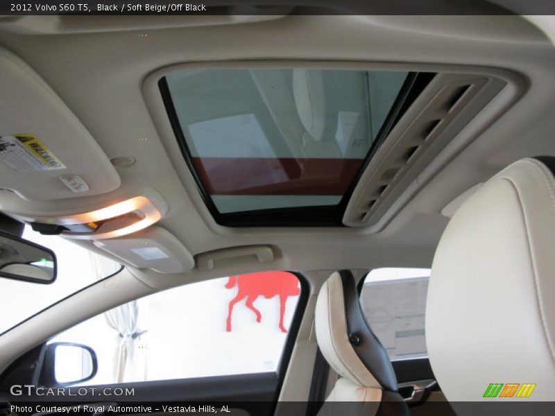 Black / Soft Beige/Off Black 2012 Volvo S60 T5