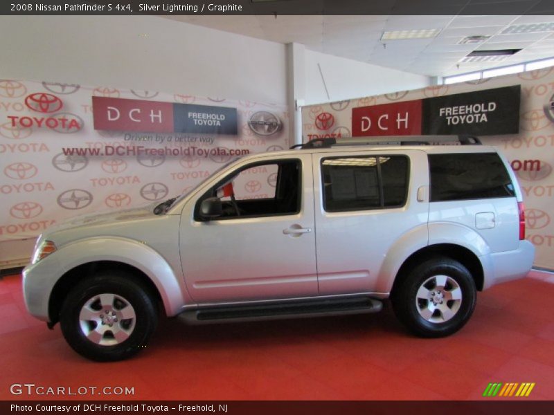 Silver Lightning / Graphite 2008 Nissan Pathfinder S 4x4