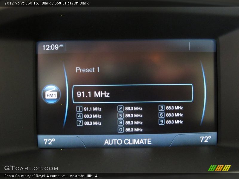 Black / Soft Beige/Off Black 2012 Volvo S60 T5