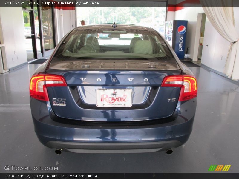 Caspian Blue Metallic / Soft Beige 2012 Volvo S60 T5