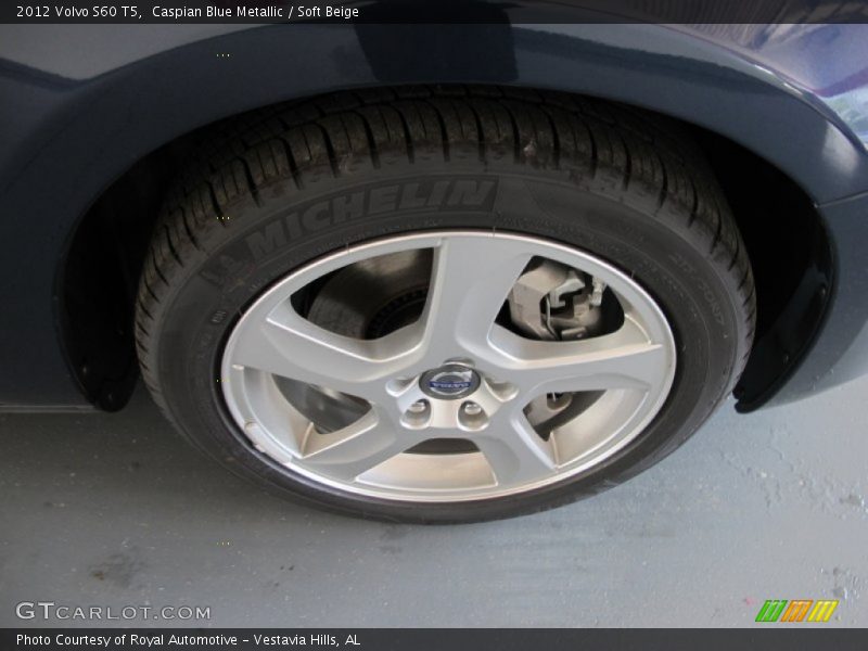 Caspian Blue Metallic / Soft Beige 2012 Volvo S60 T5