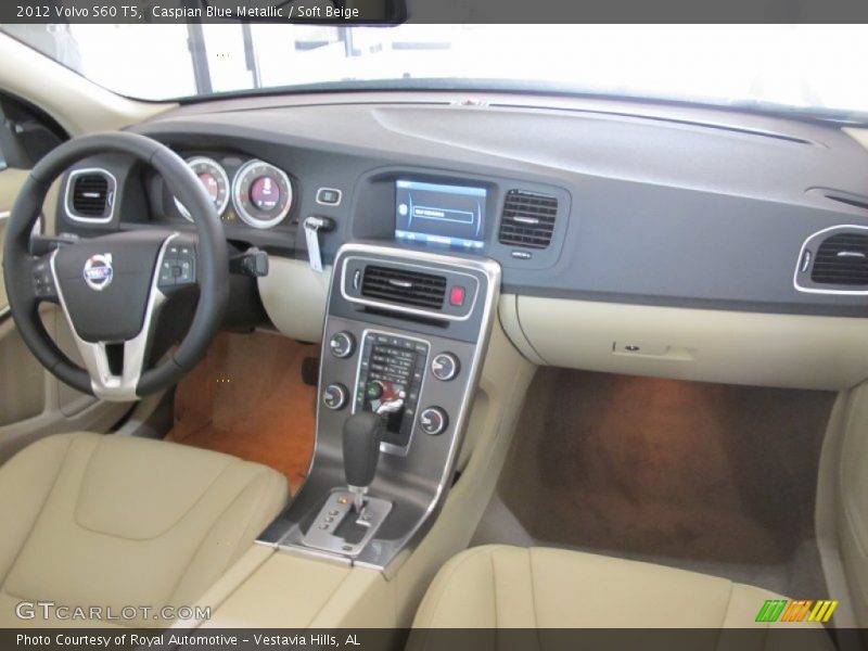 Caspian Blue Metallic / Soft Beige 2012 Volvo S60 T5