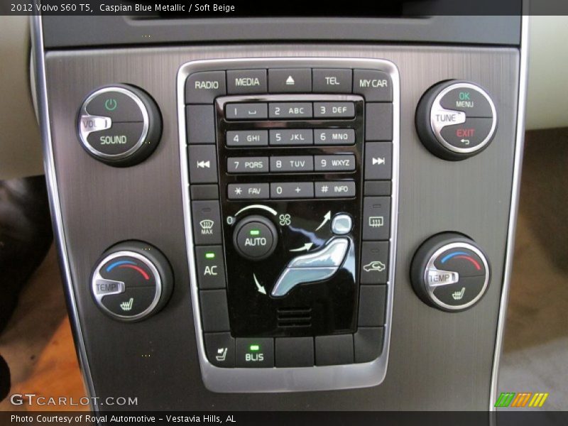 Caspian Blue Metallic / Soft Beige 2012 Volvo S60 T5